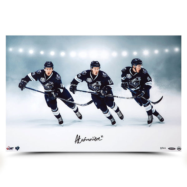 Alexis Lafrenière Autographed “Triple Exposure”