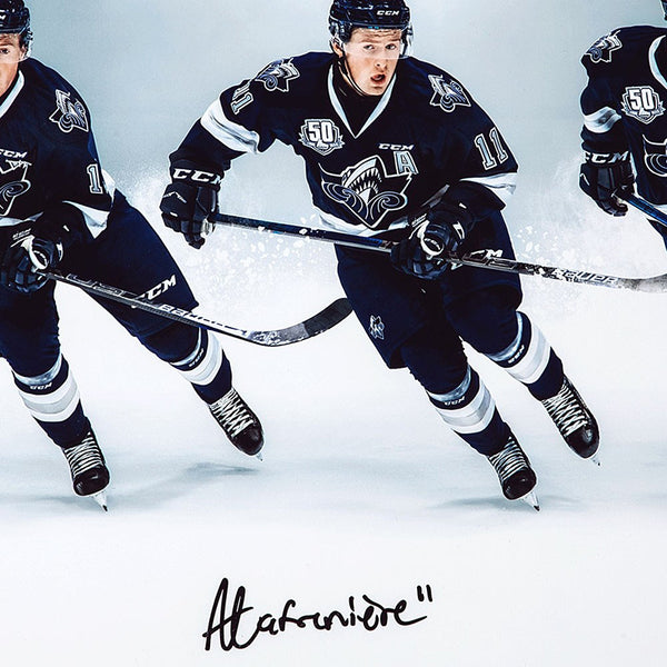 Alexis Lafrenière Autographed “Triple Exposure”
