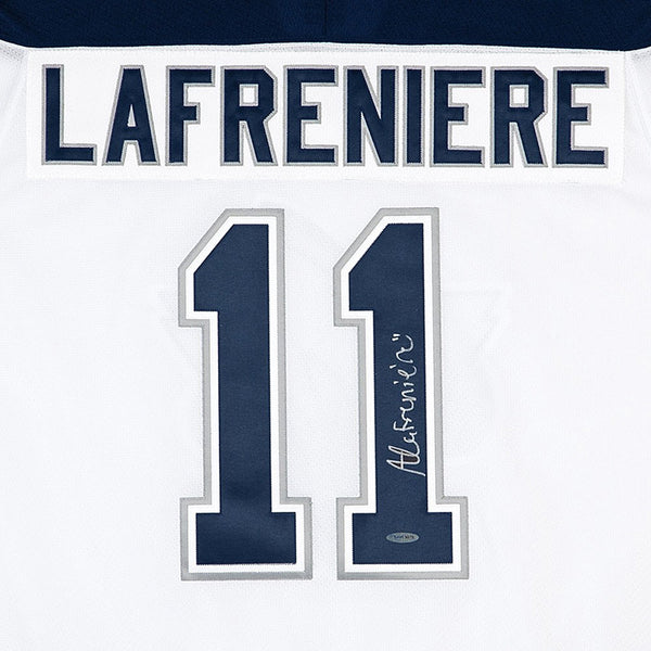 Alexis Lafrenière Autographed CCM Rimouski Océanic White Home Jersey