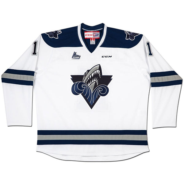 Alexis Lafrenière Autographed CCM Rimouski Océanic White Home Jersey