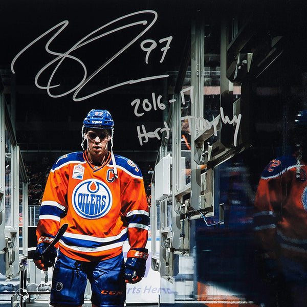 Connor McDavid Autographed & Inscribed "Tunnel Vision” Image