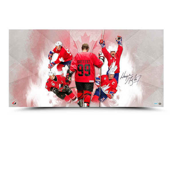 Wayne Gretzky Autographed "Homeland" Photo Art