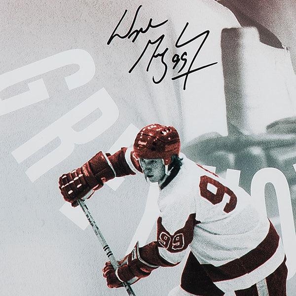 Wayne Gretzky Autographed Sault Ste. Marie Greyhounds Collage