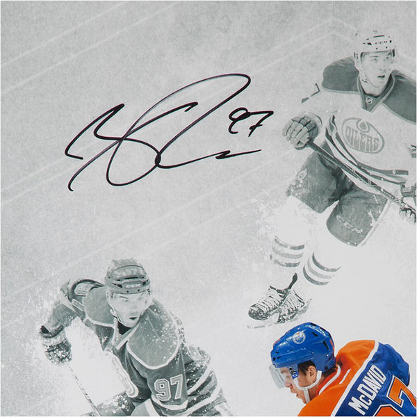 Connor McDavid Autographed "On The Rise" Art