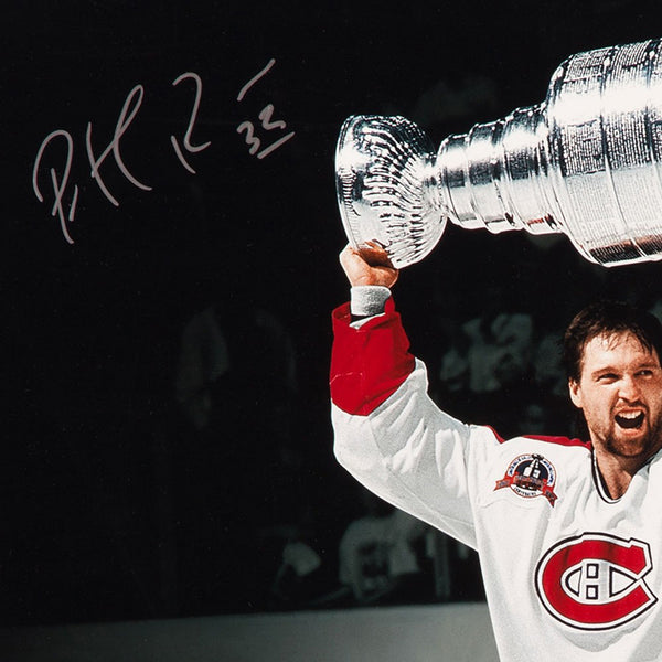 Patrick Roy Autographed “1992-93 Stanley Cup Celebration” Image