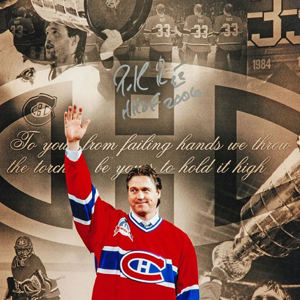 Patrick Roy Autographed & Inscribed “Retirement Night”