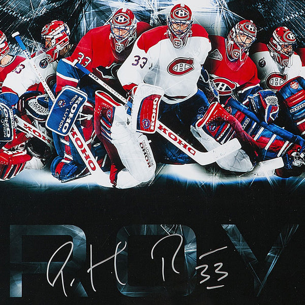 Patrick Roy Autographed “Panoramic” Image