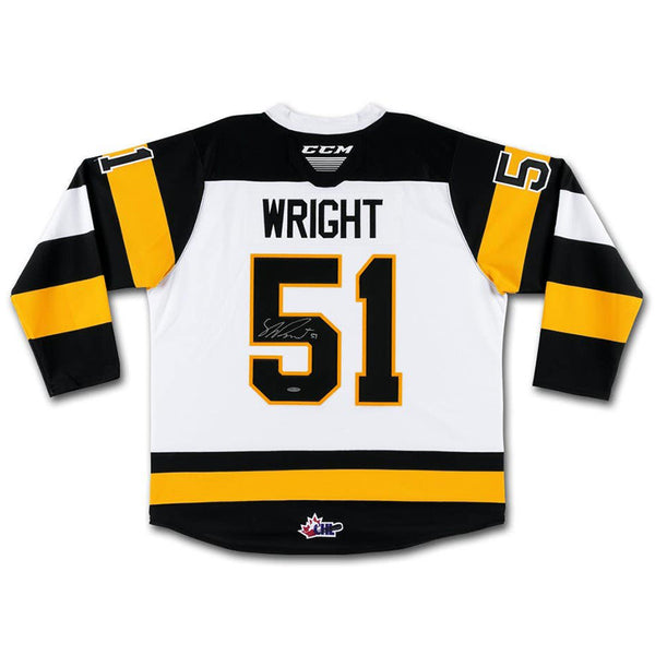 Shane Wright Autographed Kingston Frontenacs White Jersey