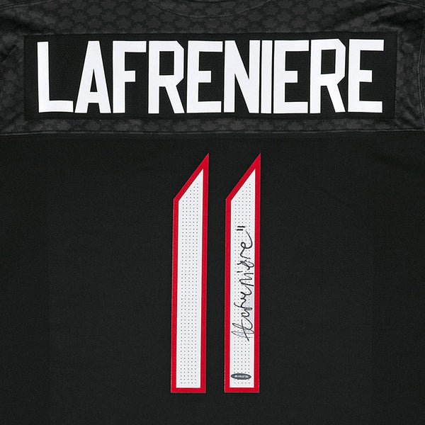 Alexis Lafrenière Autographed Team Canada Nike Alternate Black Jersey