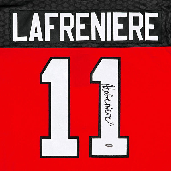 Alexis Lafrenière Autographed Team Canada Nike Red Jersey