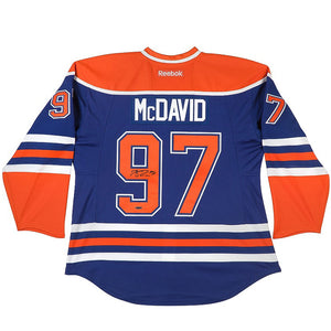Connor McDavid Edmonton Oilers Autographed White Adidas Jersey