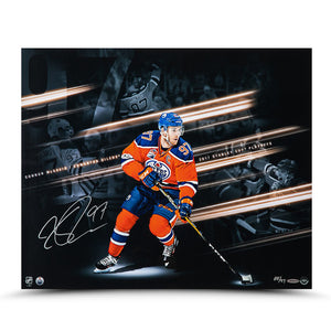 Connor McDavid Autographed “Playoff Collage”