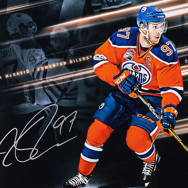 Connor McDavid Autographed “Playoff Collage”
