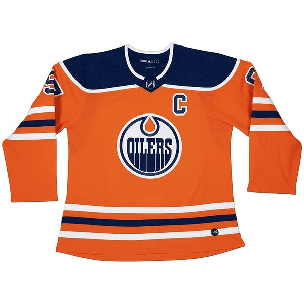 Connor McDavid Autographed Authentic Edmonton Oilers® Adidas Orange Jersey