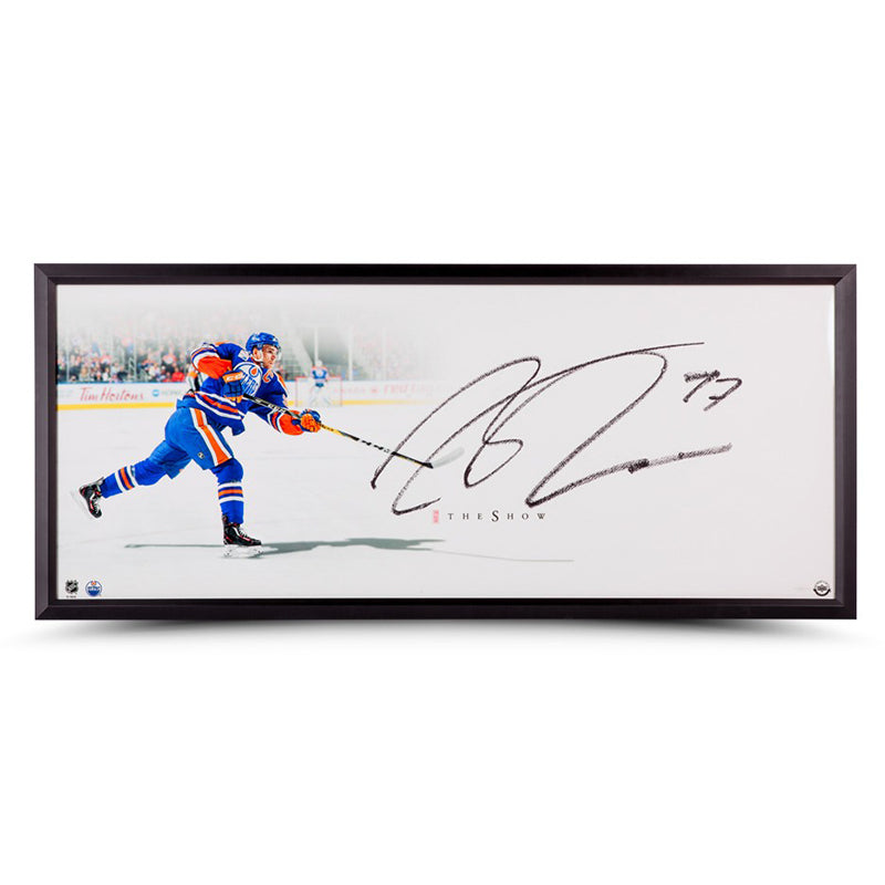 Connor McDavid Autographed “The Show” Framed Art