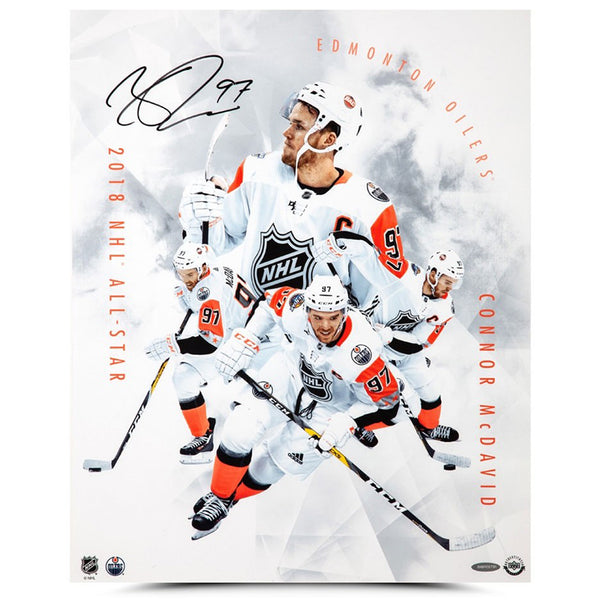 Connor McDavid Autographed "All-Star" Collage
