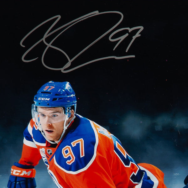 Connor McDavid Autographed “Back To Back Art Ross” Image