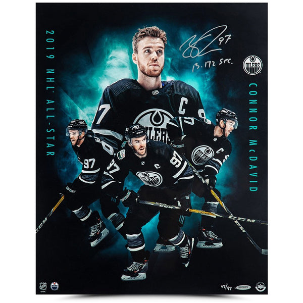Connor McDavid Autographed & Inscribed “2019 All-Star Collage” Image