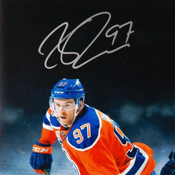 Connor McDavid Autographed & Inscribed “Back To Back Art Ross” Image
