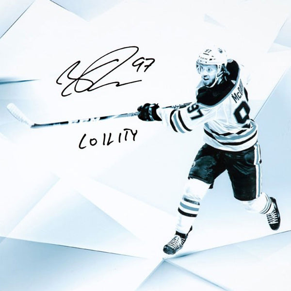 Connor McDavid Autographed “Clarity” Image Inscribed "LOILITY"