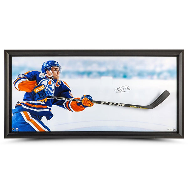 Connor McDavid Autographed “Sharpshooter” Breaking Through