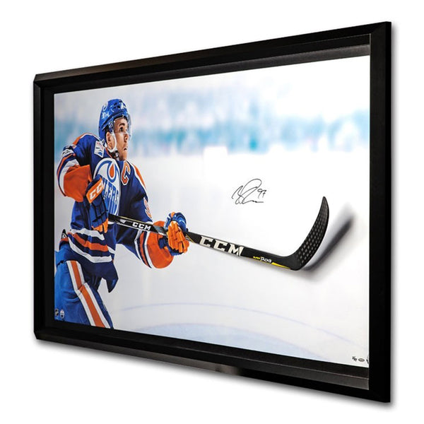 Connor McDavid Autographed “Sharpshooter” Breaking Through
