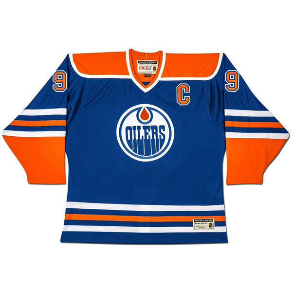 Wayne Gretzky Autographed Edmonton Oilers “Heroes Of Hockey” Blue CCM Jersey