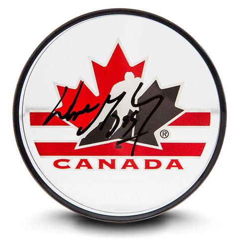 Wayne Gretzky Autographed Team Canada Acrylic Puck
