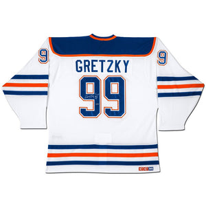Wayne Gretzky Autographed Edmonton Oilers “Heroes Of Hockey” White CCM Jersey