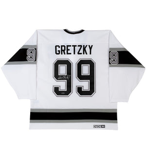 Wayne Gretzky Signed Road Los Angeles Kings® Jersey