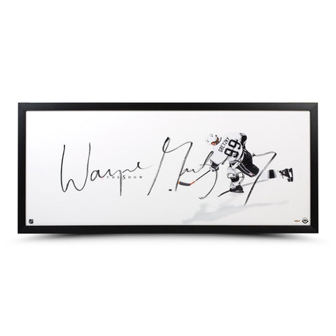 Wayne Gretzky Signed "The Show" Framed Art