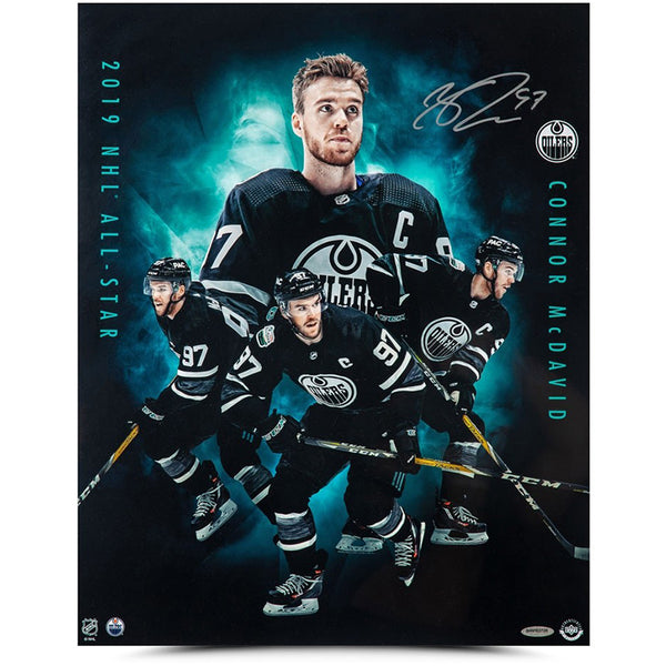 Connor McDavid Autographed “2019 All-Star Collage” Image