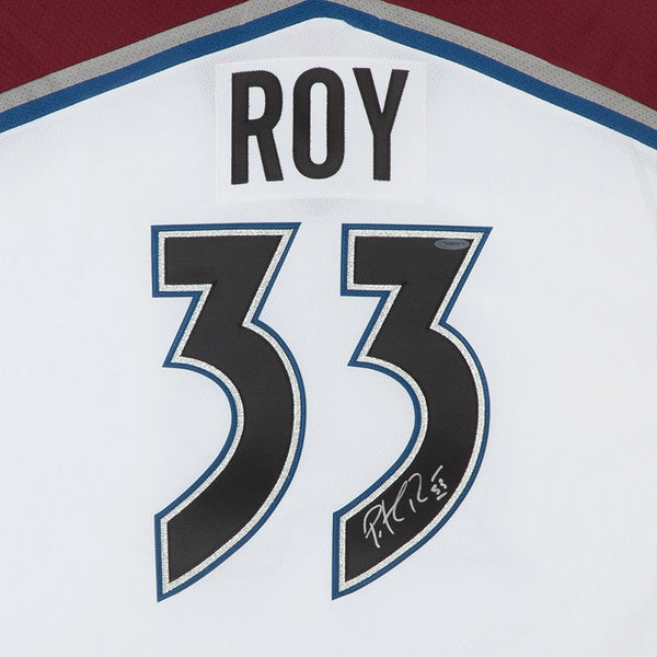 Patrick Roy Autographed Authentic CCM “Heroes of Hockey” White Colorado Avalanche Jersey