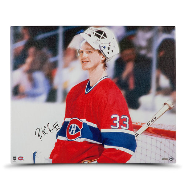 Patrick Roy Autographed “Beginnings” Canvas
