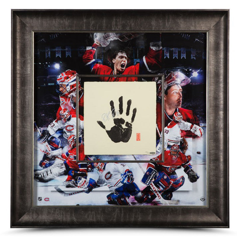 Patrick Roy Autographed Canadiens - Framed Tegata Art