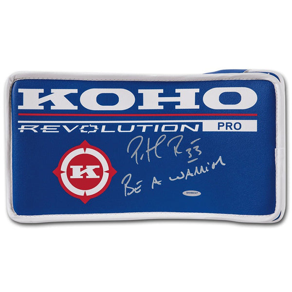 Patrick Roy Autographed & Inscribed Authentic KOHO Revolution Goalie Blocker