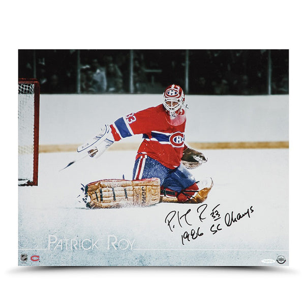 Patrick Roy Autographed & Inscribed “The Save”