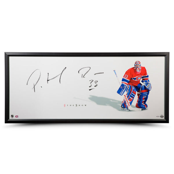 Patrick Roy Autographed The Show “Stand-Up” Framed Display